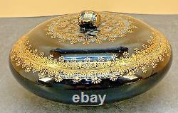 Japanese Meiji Satsuma Covered Bowl by Chin Jukan XII