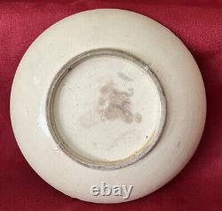 Japanese Satsuma Plate Shallow Bowl Emperor Museum Quality Meiji Period Rare