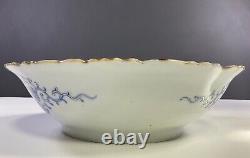 Japanese Shimamura Sei Porcelain Bowl Meiji Period Handpainted Satsuma Style