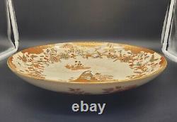 Satsuma Japanese Meiji Porcelain Charger Circa 1900